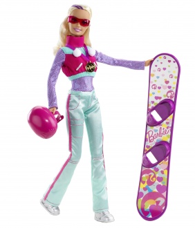 Barbie Lalka na Snowbordzie